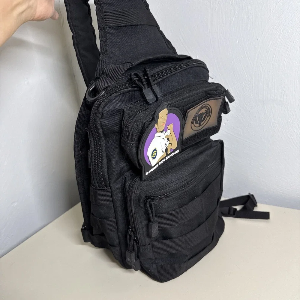 Tactical Sling Bag Backpack Military Shoulder Sling Pack Molle EDC Crossbody Bag